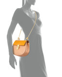Drew Small Chain Shoulder Bag, Sand