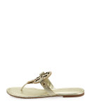Miller Leather Logo Sandal