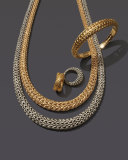 Classic Chain Sterling Silver Collar Necklace