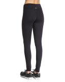 Thalia Textured Sport Leggings, Black