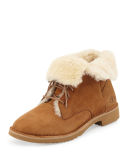 Quincy Shearling Fur Combat Boot
