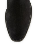 Dara Suede Chelsea Boot, Black