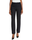 Check Slim-Leg Pants, Navy