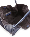 Medium Tassel Tote Bag, Indigo