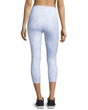 Airbrush Printed Sport Capri Leggings