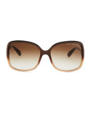plastic oversized sunglasses