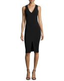 Park V-Neck Sleeveless Sheath Dress