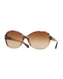Brigid Butterfly Sunglasses, Henna