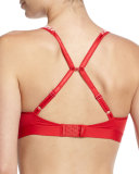 Embrace Lace Soft-Cup Bra, Tango Red/Coral