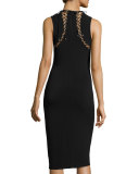 The Sheia Laced Cocktail Dress, Black