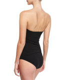 Bright Like A Diamond Bandini Swim Top, Black