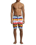 Earth Orbit Swim Trunks, Multicolor