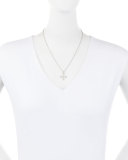 New World Diamond Cross Pendant Necklace