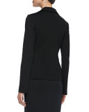 Button-Front Jacket, Caviar