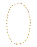 Siviglia 18k Gold Long Station Necklace, 36"L