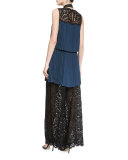 Kimmi Lace Wide-Leg Trousers