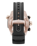 47mm ProDiver Chronograph Watch with Rubber Strap, Rust/Copper