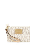 Jet Set Small Wristlet, Vanilla