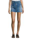 Denim Mini Skirt, Delancey