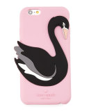 silicone swan iPhone® 6/6s case, pink/multi