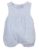 Pique Overall Playsuit, Blue, Size 3-12 Months