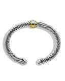 Cable Classics Bracelet with Diamonds and Gold
