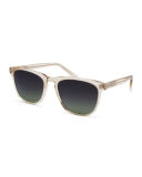 Cutrone Polarized Classic Square Sunglasses