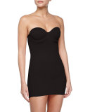 Plunge-Neck Strapless Control Bra Slip