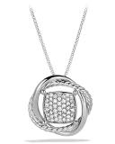 11mm Pave Diamond Infinity Necklace
