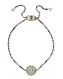 Petite Pavé Diamond Cross Bracelet