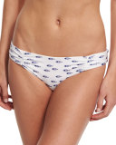 Cayman Stripe Reversible Retro Swim Bottom