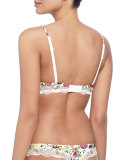 Aria Printed Demi-Cup Bra