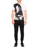 Paintbrush Graphic T-Shirt, White