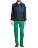 Five-Pocket Sud Jeans, Green