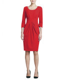 3/4 CENTER PLEAT DRESS
