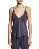 Tina Laced Camisole, Graphite