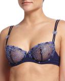 Delice Embroidered Demi Bra, Moonlight
