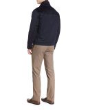 Westport Wool-Cashmere Jacket, Navy