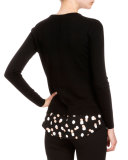 Colbert Tromp l'Oeil Sweater, Black