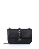 Medium Lock Shoulder Bag, Black