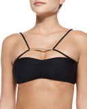 Kaella Bandeau Swim Top w/ Necklace