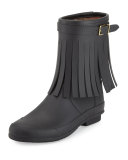 Reston Fringe Rain Boot, Black