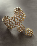 Etoilée 18K Cuff Bracelet with Diamonds