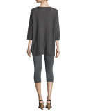 Slub Reverse Linen/Cotton Tunic 