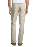 Graduate Sulfur Linen/Cotton Jeans, Desert Taupe