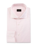Micro-Gingham Dress Shirt, Pink