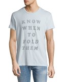 Fold Them Graphic T-Shirt, Light Blue