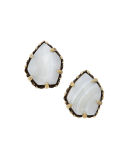 Tessa Button Earrings