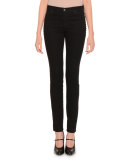 Rockstud-Trim Skinny Pants, Black