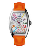 Ladies Color Dreams Curvex Watch with Alligator Strap